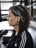 ジ オブスキュア(THE OBSCURE)&nbsp;ホワイトメッシュ×サーフカール