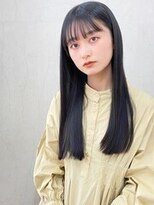 メル バイ ヘアサロン ニド(mer..by hair salon Nido) 【大分市】艶ストレート×透け感ロングヘア