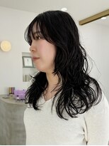 スヴニール(souvenir) ロングパーマ レディースパーマ コテ巻き風パーマ