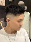 アイロンパーマ×フェード