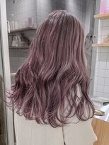 ミラ 新宿(MILA)&nbsp;メルティカラーフェミニンロング似合わせカットハイトーン韓国