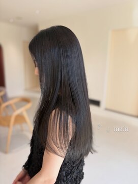 メイン(『　　』main) 透け感ブラック