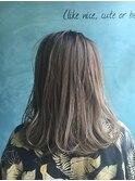 斜めバングふわくしゅニュアンス