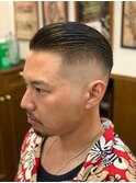 スキンフェード×スリックバック