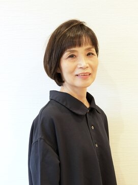 えがお美容室 【えがお美容室】40代にオススメ☆すっきりバングショートボブ