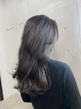 ヘアーワークス ヘルム 渋谷店(HAIR WORKS HELM) [HELM渋谷］ふんわりカールヘルシースタイルショコラアッシュ23