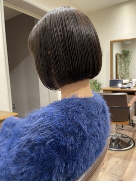 サク(Sac.) まとまるボブ×柔らかベージュ　Sac.栃木優佑