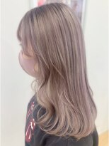 リフトバイマグ 松本駅前店(lift by mag) 透明感カラー★ダブルカラーブリーチミルクティーベージュ