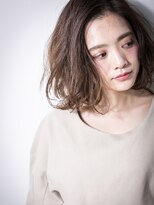 カバーヘア ブリス 北浦和(COVER HAIR bliss)&nbsp;透け感グレージュ小顔くせ毛風ロブヘアv北浦和20代30代40代