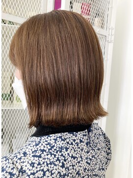 ヘッズ 本八幡店(HEADS) 大人ボブ　メルティカラー　くびれヘア　ビタミンカラー