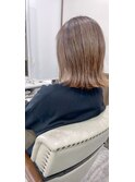 切りっぱなしぱっつんボブ【ショコラオリジナル春色カラー☆】