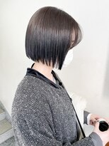 キャンバス バイ ネオリーブ 横浜西口(Canvas by neo.)&nbsp;ミニボブ　ぱっつんボブ　切りっぱなしボブ　ショートボブ