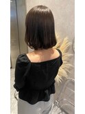 大人かわいい20代30代40代小顔ショコラベージュ１Zina船橋