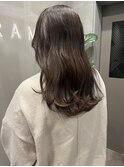 ◎赤みのないブラウンカラー