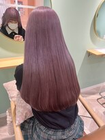 リノ(Lino)&nbsp;10代20代【髪質改善カラー】ハイトーンラベンダーピンク