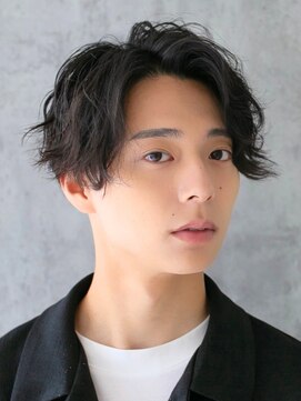 アッシュ 十日市場店(Ash) 波巻きパーマ/簡単セット