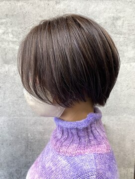キャラ 池袋本店(CHARA) 透明感ハイライトラベンダーマッシュボブ【池袋/ショート/ボブ】
