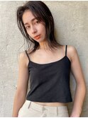 暗髪黒髪くびれミディアム大人ロブ●20代30代40代