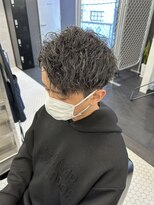 リプレイ 草津店(RIPLAY)&nbsp;ハイライト/マッシュパーマ/ウルフ/アッシュブラック