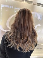 ヘアースペースブルーム ヒーロー 園田店(HAIR SPACE BLOOM hero) 【園田/バレイヤージュカラー】ブリーチカラー