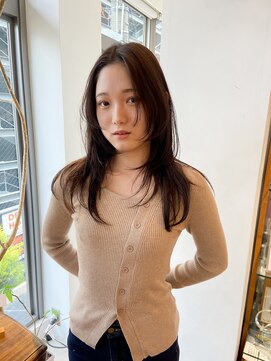 ビファインクーアヴェダ(Be fine coo AVEDA) ワンカールレイヤーロング,ミディアムヘア10代20代30代