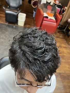 アール(R) セットしやすくする為のパーマ