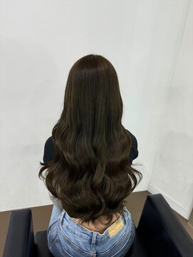 イオエ 元町(ioe) 黒髪/グレーベージュ/イヤーロング/前髪パーマ/艶髪/髪質改善