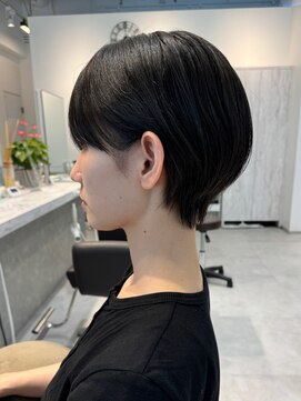 ネイロ 北千住(NeiRo) 小顔ショートボブカラー大人ショートボブひし形ショートカット