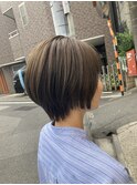 ショート　スッキリ　スロウカラー