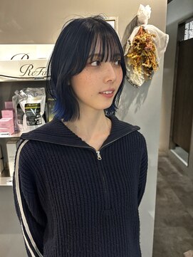 ポノ(po_no) ブルーブラックデザイン