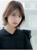 シースルーバング伸ばしかけレイヤーロブTb11越谷20代30代40代