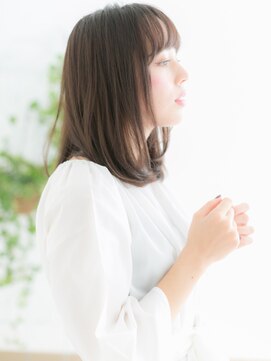 プリモア サロン ハナレ 綾瀬(primoA salon HANARE) 綾瀬/髪質改善/透けバング×くすみベージュ×レイヤーロングj