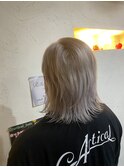 #ホワイトシルバーカラー
