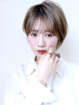 ハピネス 西大寺店(Happiness) 【50代・60代限定】まとまり艶ショートボブ/髪質改善／mami