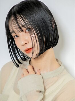 アンジュール 鹿児島中央店(UNJOUR.)の写真/【口コミ多数】ツヤ髪の基本はカットから！半個室×マンツーマンのプライベートサロンでゆったり♪