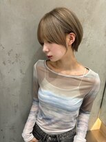 ロンドルピナス 小倉(Lond Lupinus)&nbsp;黒髪カタログ/オリーブグレー/ココアベージュ/小顔に見せるヘア