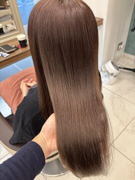 アッシュ 下北沢店(Ash) 黄ばみ撃退！明るめの柔らかいラベンダーブラウン