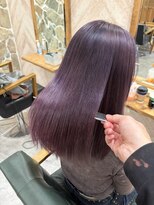 オーブ ヘアー アズール 吉祥寺店(AUBE HAIR azul)&nbsp;縮毛×ブリーチ×ラベンダー
