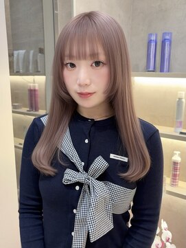 ジーナ 近鉄奈良(Zina) 透明感/グレージュカラー/ベージュ/ダブルカラー/kyoka