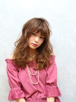 マスト ヘアー(must hair)&nbsp;大人可愛いフェミニンミディ×透明感パールベージュ20代30代40代