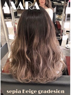 アザラ(AXARA) 【 AXARA 海老名 】セピアベージュ・グラデーション