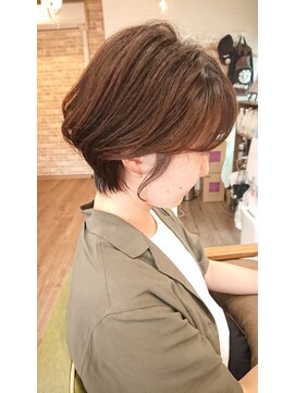 ミエル(miel) 【hair design miel】大人ショート