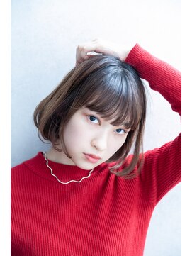 大波純一美容室パーティハン 【◎ショートボブ】大人かわいい前髪スタイル[小山]/21