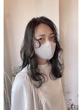 シーソー(SEA SAW) カーリー×セミロング s【SEA SAW】