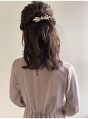 オトナ可愛いハーフアップアレンジ【el CERCA高田馬場/新宿】