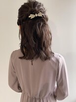 エル セルカ 高田馬場(el CERCA)&nbsp;オトナ可愛いハーフアップアレンジ【el CERCA高田馬場/新宿】