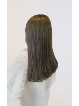 ヘアープロデュース ラピセット 松山(Lapset) 透明感抜群♪ダブルカラーブリーチハイトーンオリーブベージュ