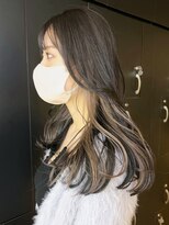 アルバム 銀座(ALBUM GINZA)&nbsp;インナーカラー_ショコラアッシュヘルシースタイル_ba421151