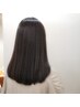 【スタンダード】ケア縮毛矯正+カット+トリートメント￥20500～