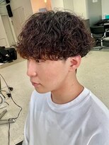 グッドタイムエフティフィフス 横浜西口(GoodTimes ft.fifth)&nbsp;波巻きスパイラルパーママッシュショート無造作パーマ刈り上げ